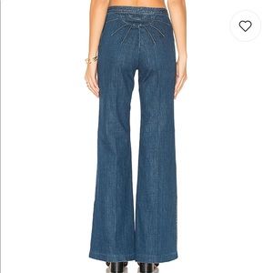 NWT Free People Ray of Sunshine Flare Leg Jeans